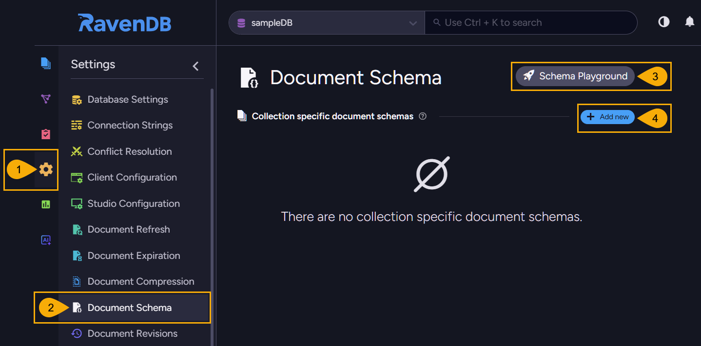 Document schema view