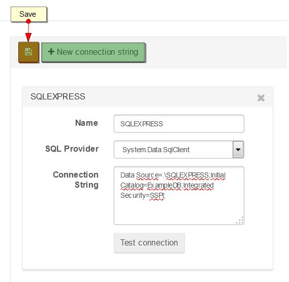 Figure 1. Settings. SQL Replication.