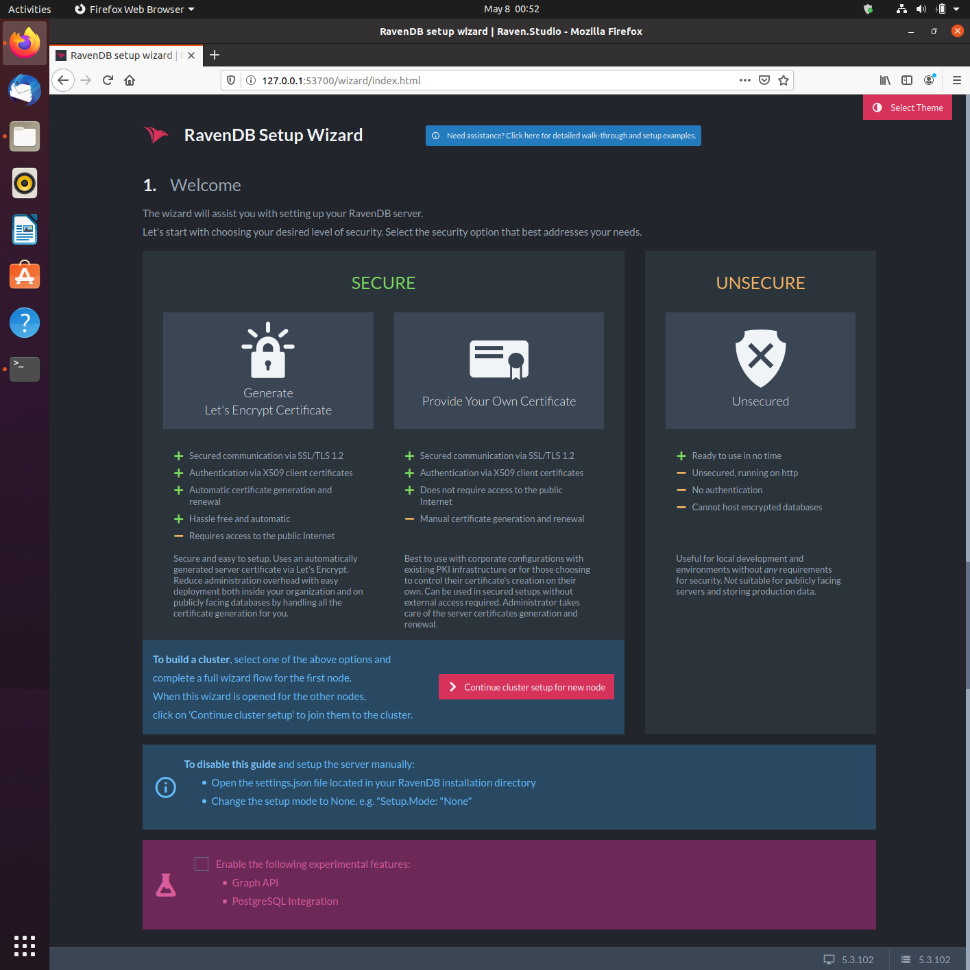 &quot;Setup Wizard&quot;