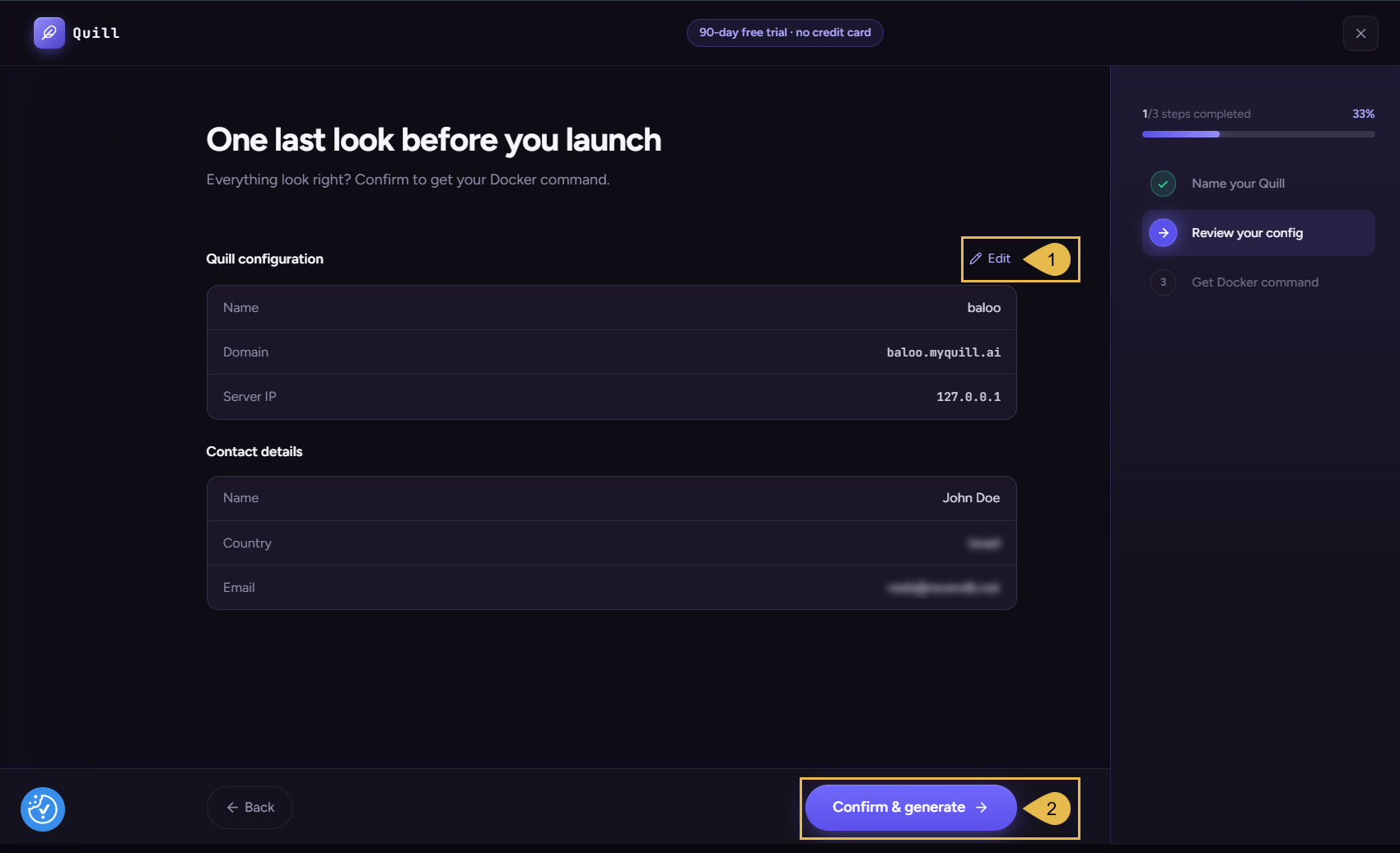 One last look before you launch