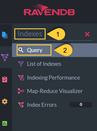 Figure 2. The Query Section