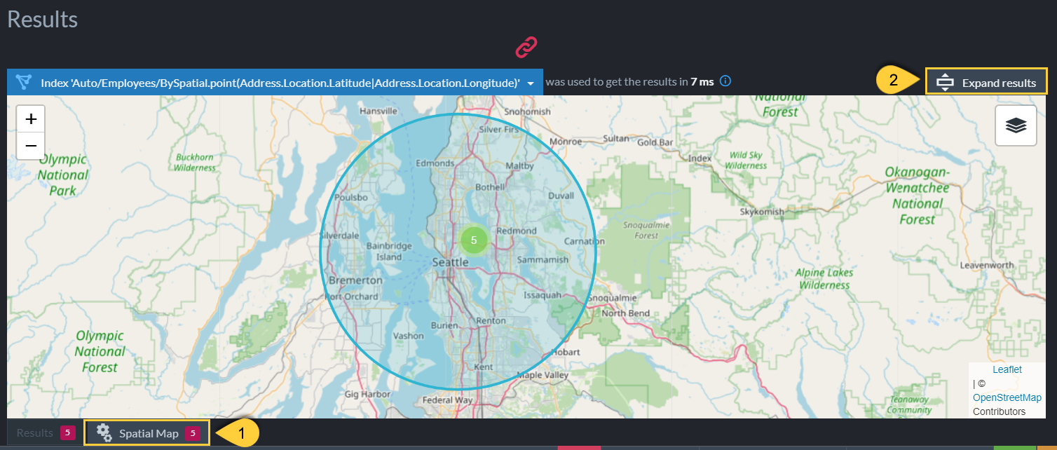 Figure 5. Spatial Map View