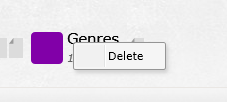 Figure 3: Deleting a collection