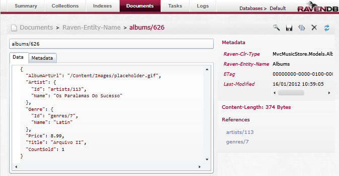 Figure 4: Editing a document