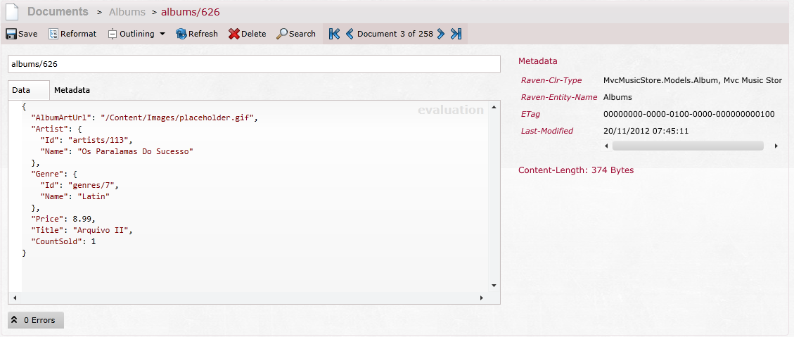 Figure 4: Editing a document