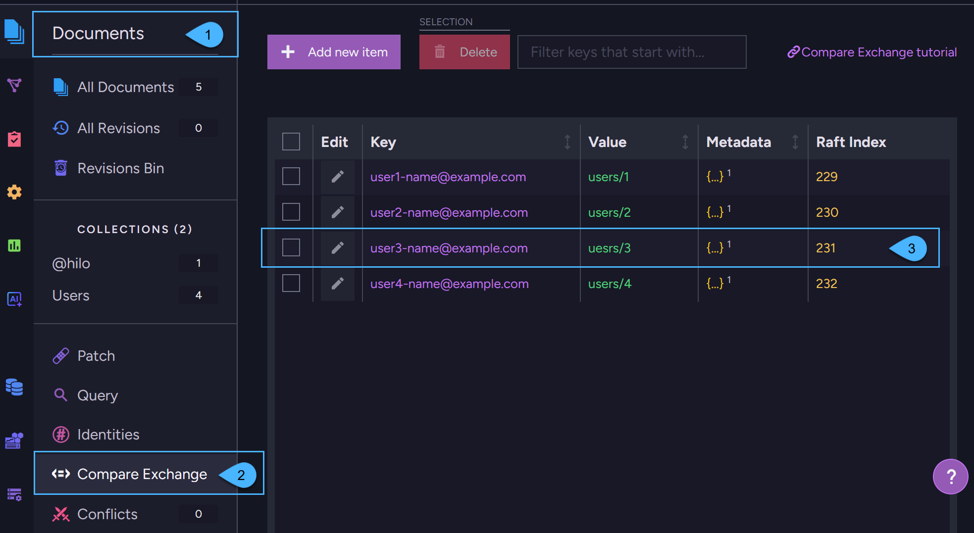 The compare-exchange view