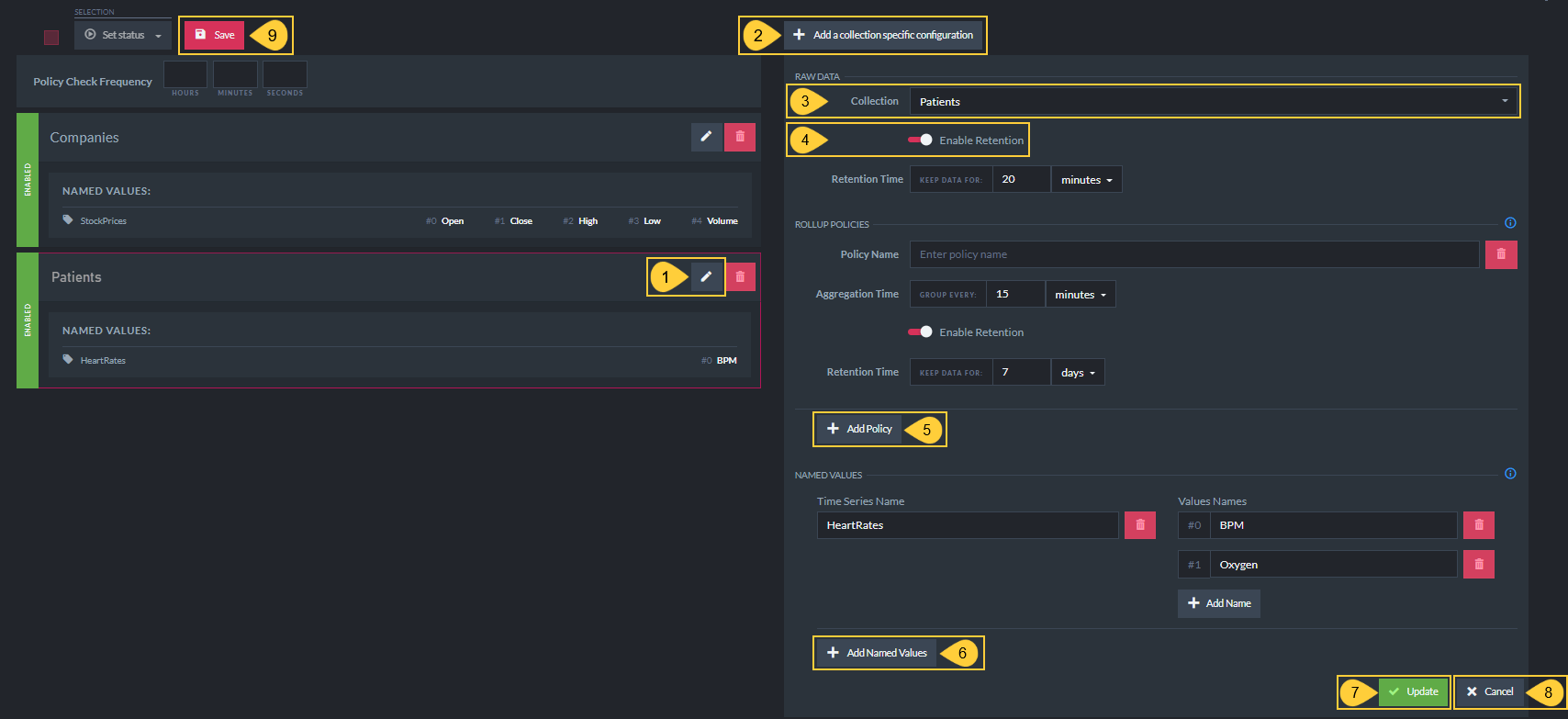 &quot;Add or Edit Time Series Configuration&quot;
