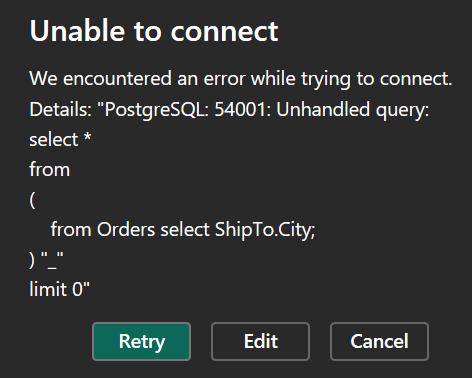 "Trailing semicolon error"