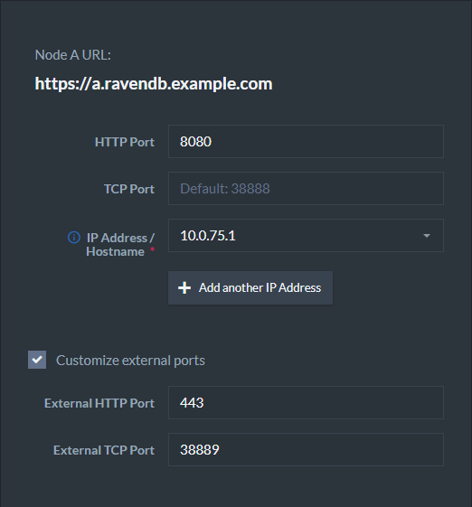 Configure Docker Node