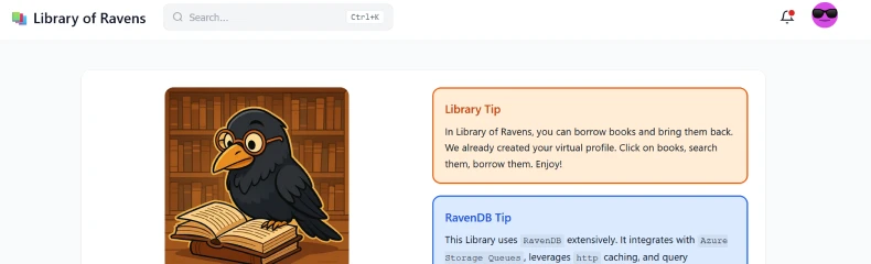 The Library of Ravens App Screenshot